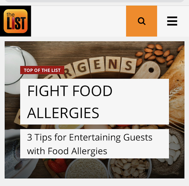 Entertaining Guests with Food Allergies